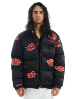 Buy-Naruto-Akatsuki-Windbreaker-Puffer-Jacket