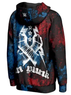 CM Punk Straight Edge Hardcore Black Champion Hoodie