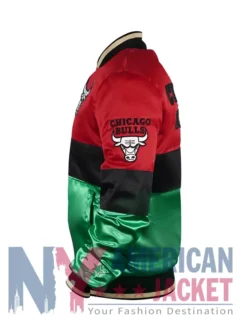 Chicago Bulls 75th Satin Anniversary Color Block Jacket