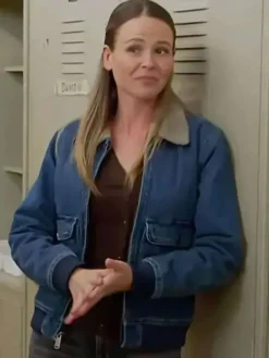 Chicago Fire S14 Jocelyn Hudon Blue Denim Jacket