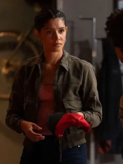Chicago Fire S14 Stella Kidd Cotton Bomber Jacket