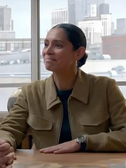 Chicago Fire S14 Stella Kidd Suede Jacket