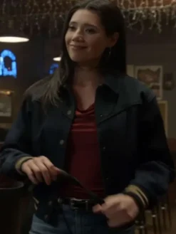 Chicago Fire S14 Violet Mikami Black Bomber Jacket