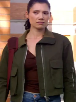 Chicago Fire S14 Violet Mikami Green Cotton Jacket