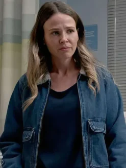 Chicago Fire Season 14 Jocelyn Hudon Blue Denim Jacket