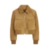 Stella Kidd Chicago Fire Season14 2024 Miranda Rae Mayo Brown Suede Jacket
