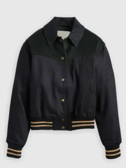 Chicago Fire Season 14 Violet Mikami Black Bomber Jacket