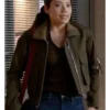 Chicago Fire Season 14 Violet Mikami Green Cotton Jacket