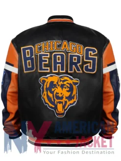 Chicago Leather Bears Bomber Jacket