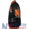 Cincinnati Mashup Bengals Rib Varsity Wool-Leather Jacket