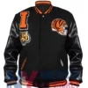 Cincinnati Mashup Bengals Rib Wool-Leather Varsity Jacket