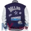Dallas Cowboys Classic Turn It Up Varsity Rib Jacket