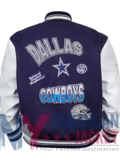 Dallas Cowboys Classic Turn It Up Varsity Rib Jacket