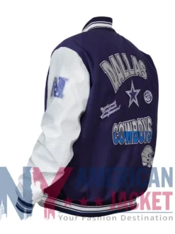 Dallas Cowboys Turn It Up Classic Varsity Rib Jacket