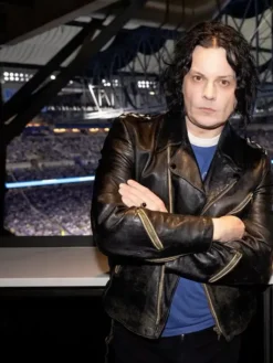 Detroit Jack Halftime White Lions Jacket