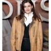 The Abandons Diana Silvers Brown Leather Jacket