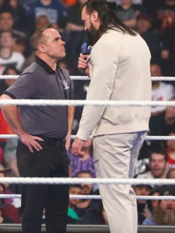 Drew Mcintyre WWE Beige Jacket