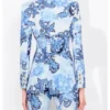 Emily In Paris S05 Blue Printed Blazer