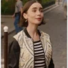Emily In Paris S05 Lily Collins Bomber Jacket