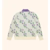 Emily In Paris S05 Samuel Arnold Purple Floral Cardigan