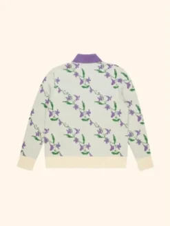 Emily In Paris S05 Samuel Arnold Purple Floral Cardigan