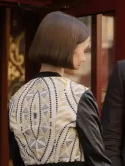 Emily In Paris Season 5 Lily Collins Bomber Jacket