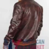 Fighter Stegaro Pilot Brown Leather Bomber A2 Jacket