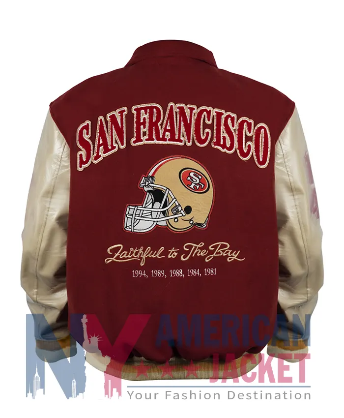 Fred 49ers Warner Varsity Bomber Jacket
