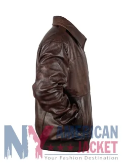 Full Grain Bomber Leather Jacket