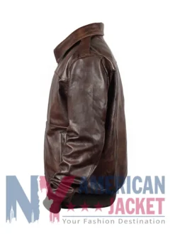 Full Grain Leather Bomber Jacket