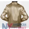 Golden Cheryl Biker Metallic Jacket