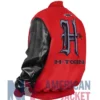H-Town Houston Texans Red And Black Varsity Jacket