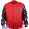 H-Town Houston Texans Varsity Red And Black Jacket