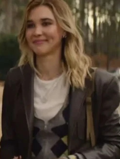 Tatum Prescott Movie Scream 7 2026 Isabel May Brown Leather Coat For Sale 