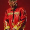 Jake Paul vs Anthony Joshua Red Croc Jacket