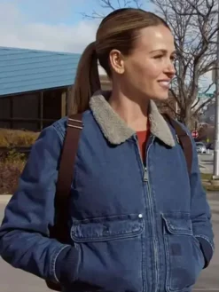 Jocelyn Hudon Chicago Fire Season 14 Blue Denim Jacket