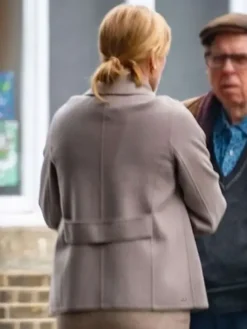 Julia Movie Goodbye June 2025 Kate Winslet Wool Coat For Sale