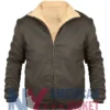 Kendall Roy Succession S04 Brown Shearling Jacket