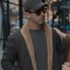 Kendall Roy Succession S04 Shearling Brown Jacket