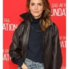 Keri Russell The Diplomat S03 Black Leather Jacket