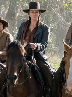 Lena Headey The Abandons Coat cotton