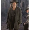 Lena Headey Tv Series The Abandons 2025 Fiona Nolan Grey Coat For Sale