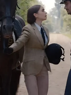 Lily Collins TV Series Emily in Paris Season05 2025 Emily Cooper Blazer For Sale