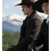Lucas Till The Abandons 2025 Garret Van Ness Black Wool Coat