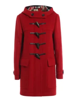 Ashley Jensen TV Series Man Vs Baby Season 01 2025 Red Coat For Sale