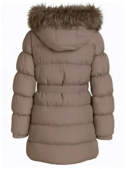 Man Vs Baby Elsa Grey Puffer Coat