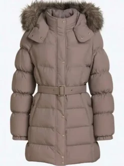 Elsa TV Series Man Vs Baby Season 01 2025 Ivana Bašić Grey Puffer Coat