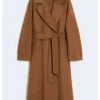 Kelly Hampson TV Series Man Vs Baby 2025 Lesley Brown Wool Wrap Coat