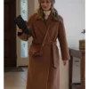 Man Vs Baby Lesley Brown Wrap Coat