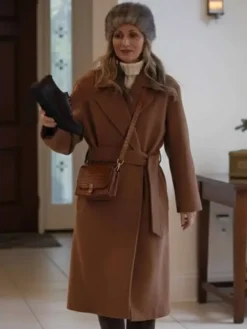 Man Vs Baby Lesley Brown Wrap Coat
